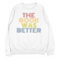 The Book Was Better Retro 70s Vintage Premium Tri-Blend Unisex Sweatshirt