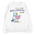 This Is My Book Character Costume I Pigeon Reading Tee Unisex Sweatshirt