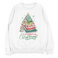 All Booked For Christmas Book Xmas Tree Lights Reading Girly Unisex Sweatshirt All Booked For Christmas Book Xmas Tree Lights Reading Girly Unisex Sweatshirt