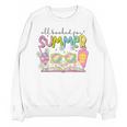 All Booked For Summer Reading Beach Floral Bookish Book Girl Unisex Sweatshirt