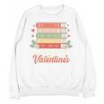 All Booked For Valentines Retro Book Lover Teacher Bookworm Premium Tri-Blend Unisex Sweatshirt