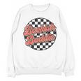 Bookish Baddie Retro Aesthetic Typography Unisex Sweatshirt