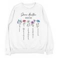 Bookish Feminist Jane Austen Fan Jane Austen Flower Books Unisex Sweatshirt Bookish Feminist Jane Austen Fan Jane Austen Flower Books Unisex Sweatshirt