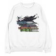 Books Cats Life Is Sweet Cats Books Lover Men Women Unisex Sweatshirt