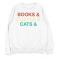 Books Coffee Cats Social Justice Unisex Sweatshirt Books Coffee Cats Social Justice Unisex Sweatshirt