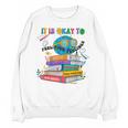 Books It's Okay To Be Kind Yellow Mental Health Day Kids Unisex Sweatshirt Books It's Okay To Be Kind Yellow Mental Health Day Kids Unisex Sweatshirt
