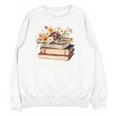 Booktrovert Vintage Wildflowers Books For Book Lovers Unisex Sweatshirt