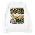 Bookworm If It Involves Books And Tea Lover Reading Premium Tri-Blend Unisex Sweatshirt