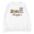 Bookworm Woman Reading Fiction Novels Library Book Store Unisex Sweatshirt