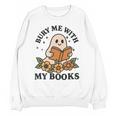 Bury Me With My Books Ghost Tee Unisex Sweatshirt