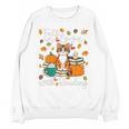Cat Fall In Love With Reading Book Lover Autumn Unisex Sweatshirt