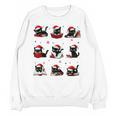 Cat Reading Books Lover Christmas Cat Lover Xmas Unisex Sweatshirt Cat Reading Books Lover Christmas Cat Lover Xmas Unisex Sweatshirt