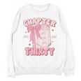 Chapter Thirty Est 1995 Cute 30th Birthday Book Bow Coquette Unisex Sweatshirt Chapter Thirty Est 1995 Cute 30th Birthday Book Bow Coquette Unisex Sweatshirt