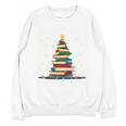Christmas Tree Of Books Holiday Unisex Sweatshirt Christmas Tree Of Books Holiday Unisex Sweatshirt
