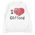 Clifford The Big Red Dog I Heart Clifford Childrens Books Unisex Sweatshirt Clifford The Big Red Dog I Heart Clifford Childrens Books Unisex Sweatshirt