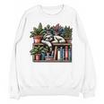 Cosy Sloth In Bookshelf With Plants Unisex Sweatshirt