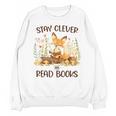 Cute Fox Stay Clever Read Books For Librarian Or Bookworm Unisex Sweatshirt Cute Fox Stay Clever Read Books For Librarian Or Bookworm Unisex Sweatshirt