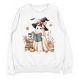 Cute Ghost Reading Book Librarian Book Lover Unisex Sweatshirt Cute Ghost Reading Book Librarian Book Lover Unisex Sweatshirt