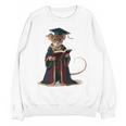 Cute Mouse Reading Book Graduation Unisex Sweatshirt