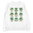 Cute Shamrock Reading Books St Patrick's Day Teacher Reading Unisex Sweatshirt Cute Shamrock Reading Books St Patrick's Day Teacher Reading Unisex Sweatshirt
