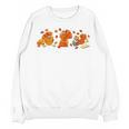 Cute Turkey Reading Book Librarian Bookworm Thanksgiving Men Unisex Sweatshirt