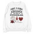 Dark Romance Smutt Book Merch Just A Good Girl STFUATTDLAGG Unisex Sweatshirt