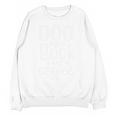 Dog Book And Coffee Fun Typographic Premium Tri-Blend Unisex Sweatshirt