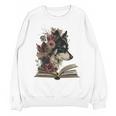 Dog Book Flower Unisex Sweatshirt