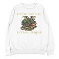 Easily Distracted By Books And Dragons Graphic Premium Unisex Sweatshirt
