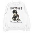 Education Is Freedom Teacher Women Books Black History Unisex Sweatshirt Education Is Freedom Teacher Women Books Black History Unisex Sweatshirt