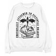 Emotionally Attached To Fictional Dragons Books Lover Unisex Sweatshirt