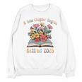 Floral Book Officially Retired 2025 A New Chapter Begins Unisex Sweatshirt Floral Book Officially Retired 2025 A New Chapter Begins Unisex Sweatshirt