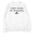 Very Fond Of Walking Book Lover Mom Walking Bookish Unisex Sweatshirt Very Fond Of Walking Book Lover Mom Walking Bookish Unisex Sweatshirt