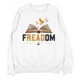 Freadom Anti Banned Books Lovers Reading Librarian Bookworm Unisex Sweatshirt