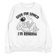 GIVE ME Space I'm Reading Kids Astronaut Book Reader Meme Premium Tri-Blend Unisex Sweatshirt