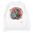 Grim Reaper Reads a Book Unisex Sweatshirt