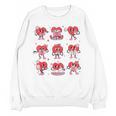 Heart Holding Reading Books Valentine Teacher Book Lover Unisex Sweatshirt
