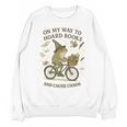 On My Way To Hoard Books And Cause Chaos Tom Foolery Unisex Sweatshirt