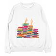 I'm Fine Reading Books Reader Book Lover Librarian Unisex Sweatshirt