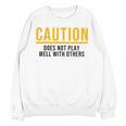 Introverted Does Not Play Well Competitive Athletic Unisex Sweatshirt Introverted Does Not Play Well Competitive Athletic Unisex Sweatshirt