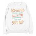 Introverted But Willing To Discuss 90s Rap Premium Tri-Blend Unisex Sweatshirt Introverted But Willing To Discuss 90s Rap Premium Tri-Blend Unisex Sweatshirt