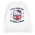 It's a Good Day To Read a Book Cute Cat Book Day Girls Boys Unisex Sweatshirt