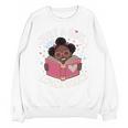 Just A Girl Who Loves Books Cute African American Afro Unisex Sweatshirt