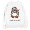 Just a Girl Who Loves Books Pajamas Shirt Reading Book Lover Unisex Sweatshirt Just a Girl Who Loves Books Pajamas Shirt Reading Book Lover Unisex Sweatshirt