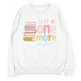 Just One More Chapter Artistic Pastel Book Lover Vibe Unisex Sweatshirt Just One More Chapter Artistic Pastel Book Lover Vibe Unisex Sweatshirt