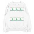 I Just Want To Go Home Ugly Anti Christmas Sweater Introvert Unisex Sweatshirt