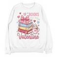 Librarian Books Are My Valentine Teacher Valentines Teach Unisex Sweatshirt