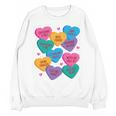 Librarian Shirt Valentines Book Worm Reading Tshirt Premium Tri-Blend Unisex Sweatshirt
