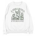 Libraries Are For Everyone Racoon Read Banned Book Librarian Unisex Sweatshirt Libraries Are For Everyone Racoon Read Banned Book Librarian Unisex Sweatshirt