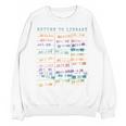 Library Card Vintage Book Due Date Bookish Rainbow Reading Unisex Sweatshirt Library Card Vintage Book Due Date Bookish Rainbow Reading Unisex Sweatshirt